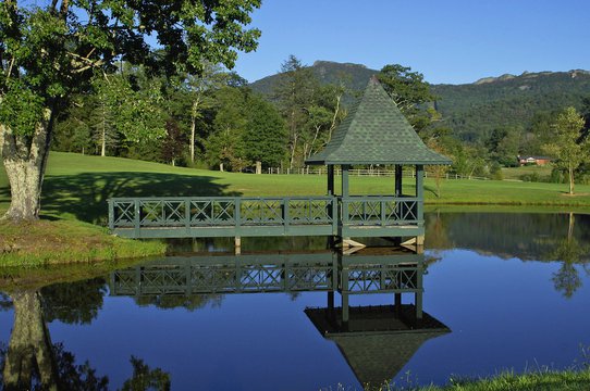 Gazebo on Middle Pond